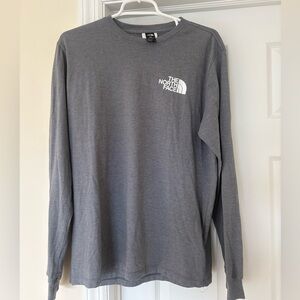 The North Face Men's Charcoal Long Sleeve Tee